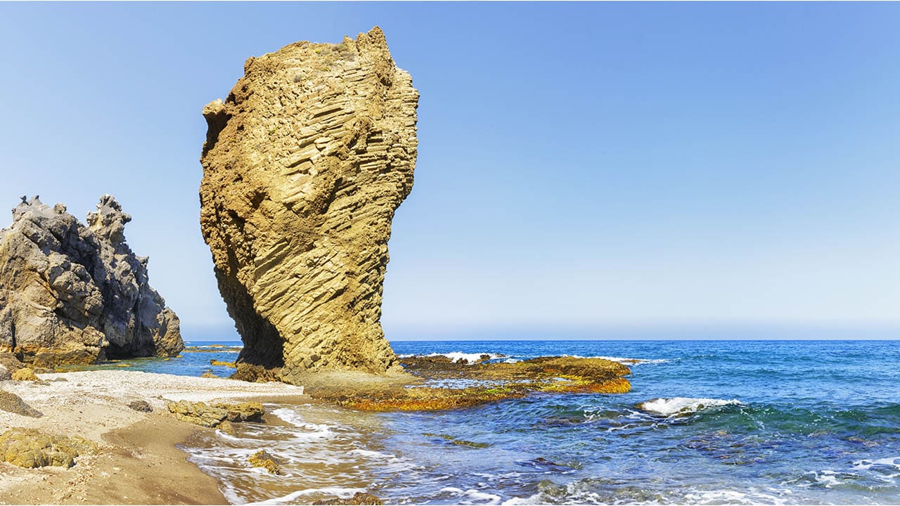 The beaches of Mojácar, a regular destination for our taxis