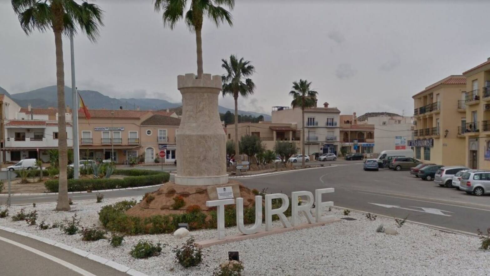 Entrance to Turre, where we run a 24-hour taxi service